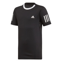 adidas Tshirt Club 3 Stripes #18 black Boys